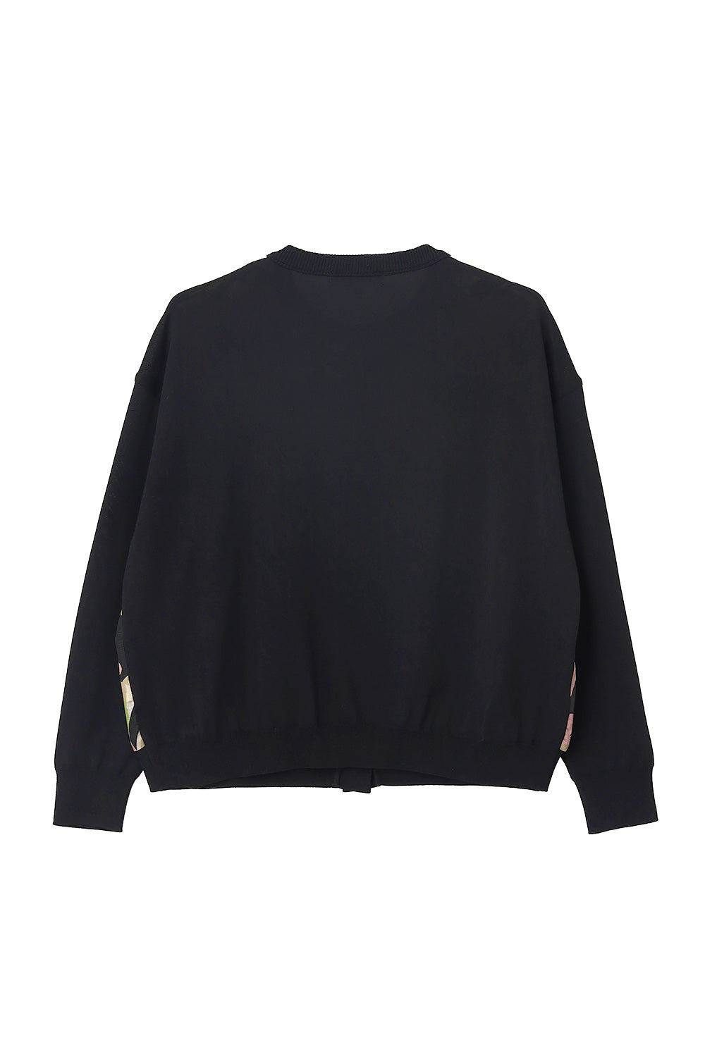 サーブルストレッチ　編地カーディガン