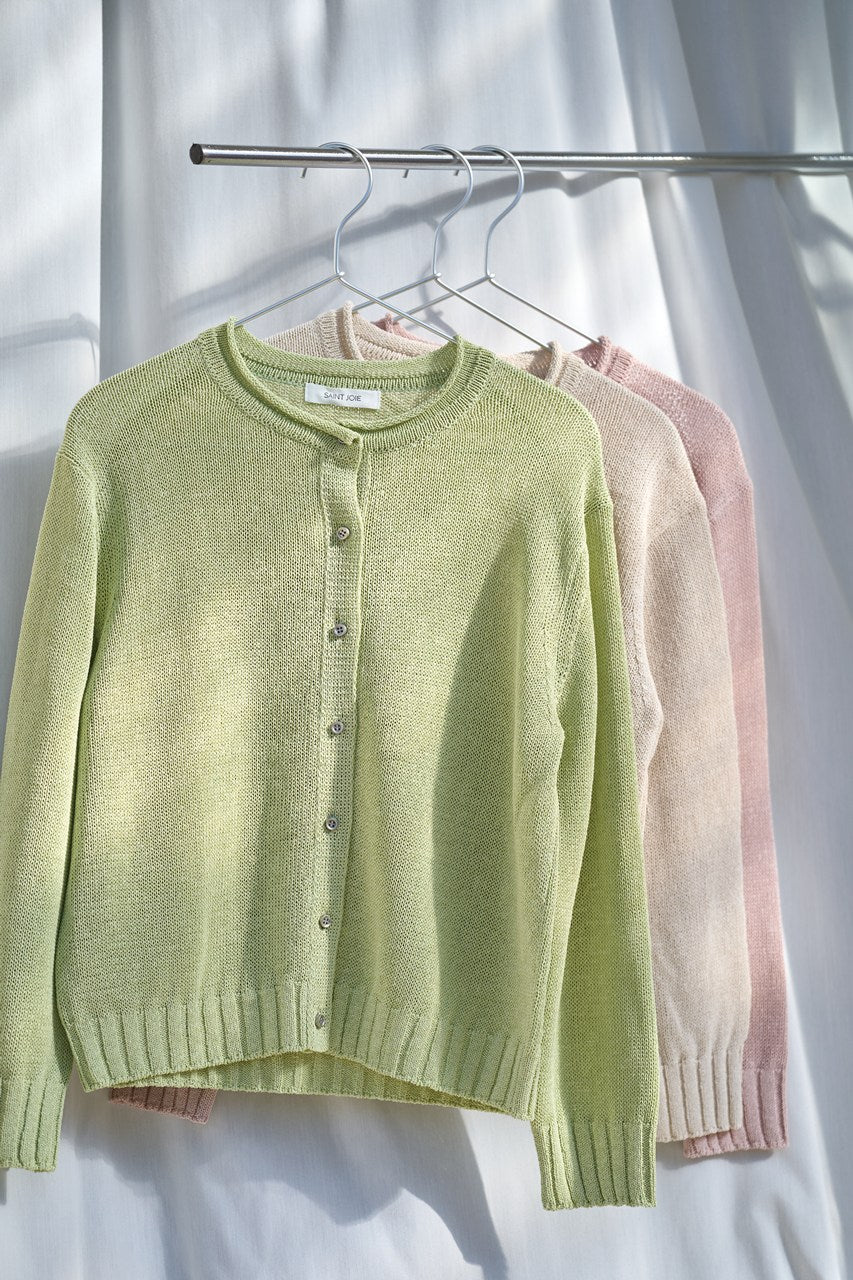 アバントリネンコットン　カーディガン