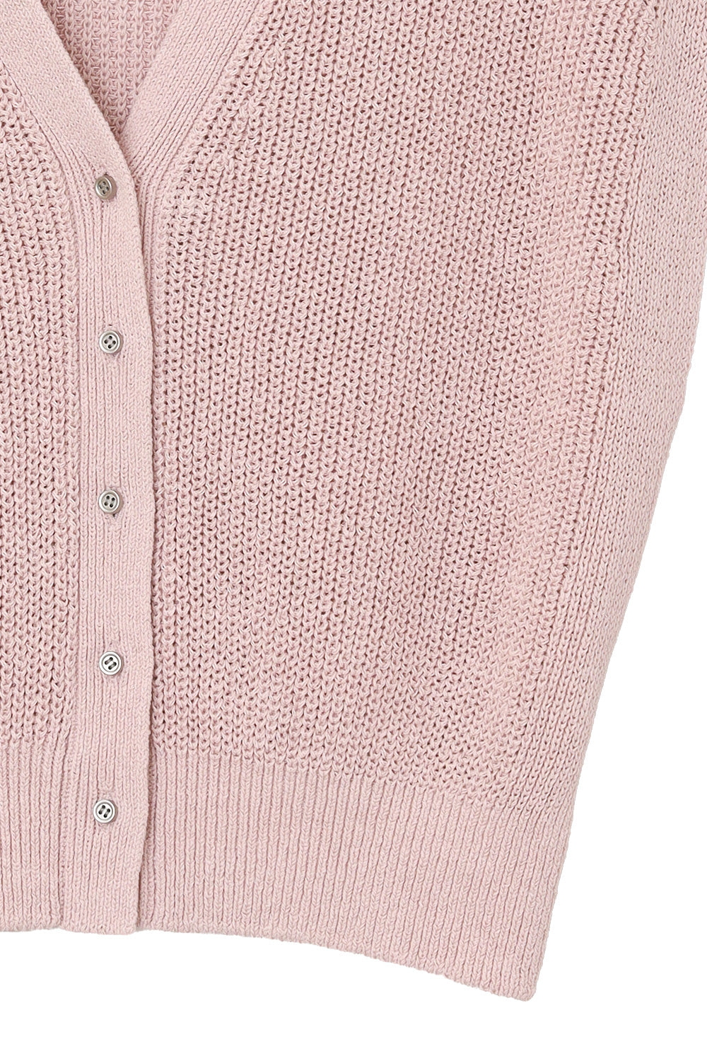 アバントリネンコットン　カーディガンベスト