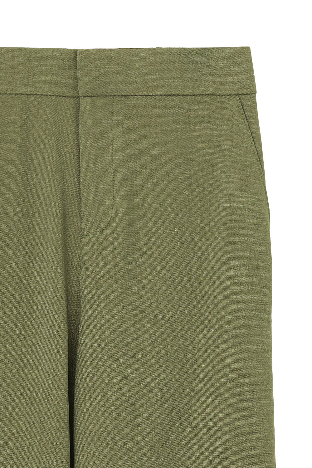 リネンオックスストレッチ　パンツ